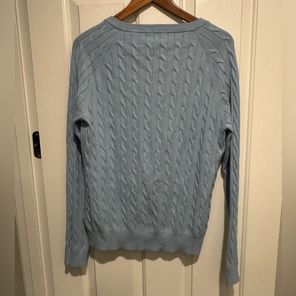 Izod C Flex Classic Cableknit Sweater Size Large - Picture 2 of 6